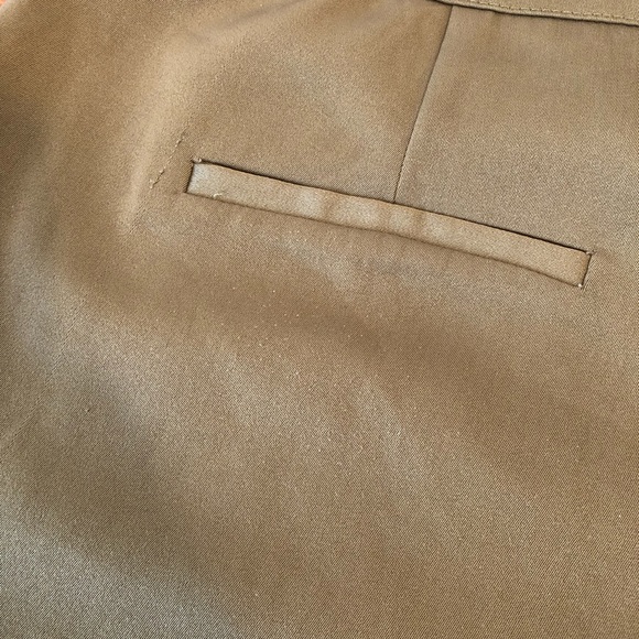 Khaki pleated skort - Picture 4 of 4